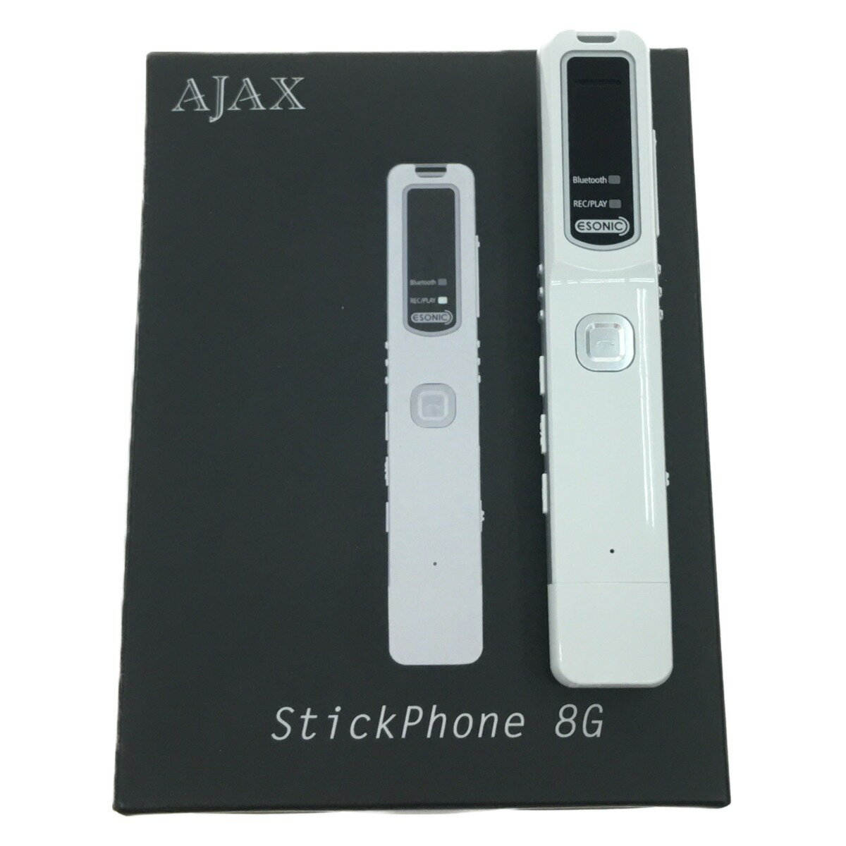 ▼▼【中古】AJAX ICレコーダー Bluetooth対応 USB接続タイプ BR02-8G ホワイト Aランク