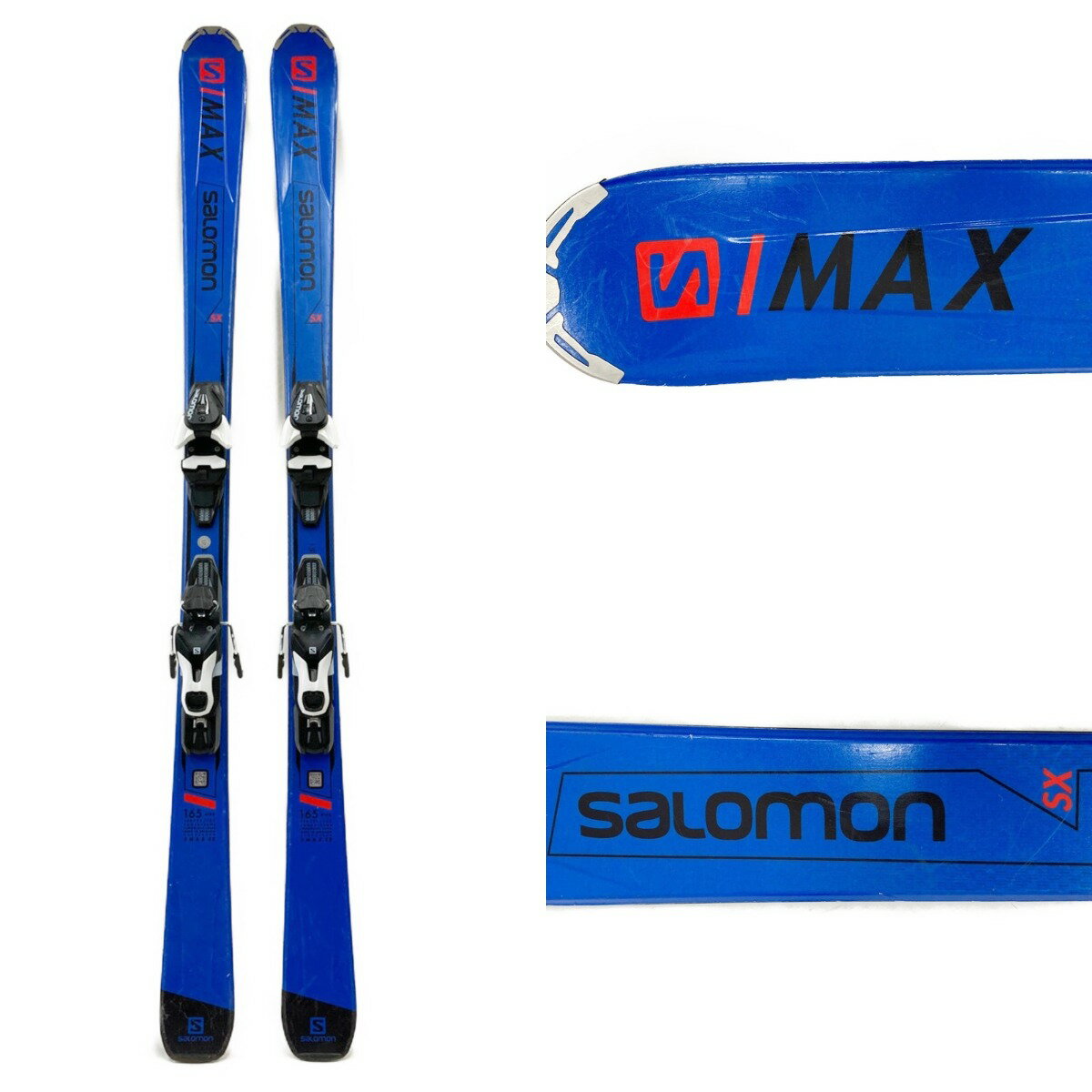 〇〇【中古】SALOMON サロモン S MAX SX 19-20モデル ブルー 165cm　現状渡し Cランク