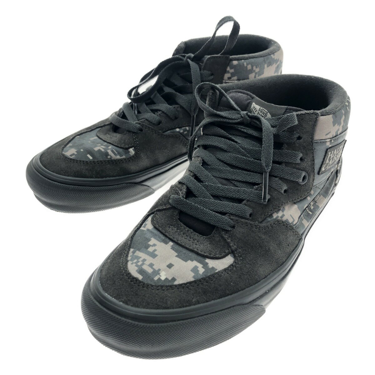 □□【中古】VANS by VAULT×WTAPS 靴 スニーカー DIGI CAMO HALF CAB SIZE 27cm 721454 オリーブ Bランク