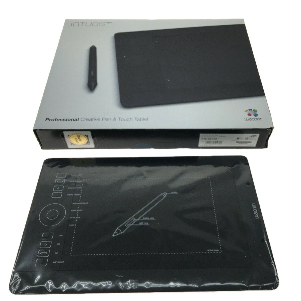 ▼▼【中古】WACOM ワコム ペンタブレット 旧モデル Mサイズ intuos Pro PTH-651 Aランク