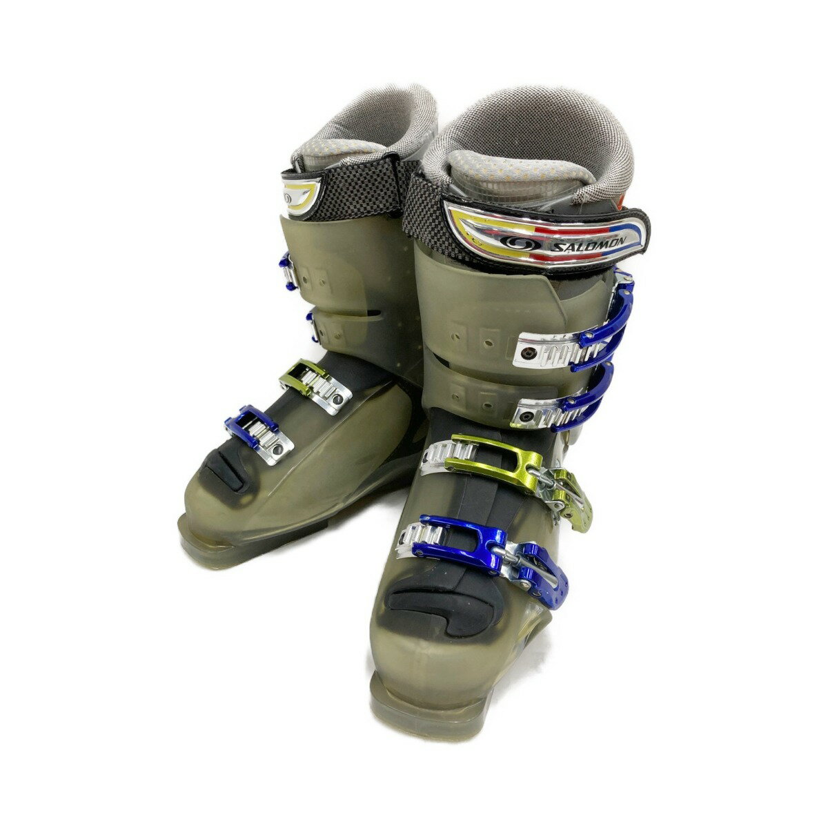 〇〇【中古】SALOMON サロモン COVRSE-XR スキー スキーブーツ カーキ 26-26.5cm 305mm Cランク