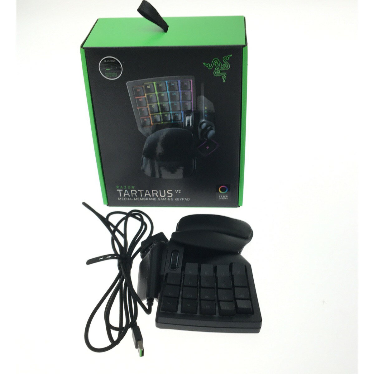 ▼▼【中古】RAZER ゲーミング キーパッド RZ07-0227 2017年製/Tartarus V2 RZ07-0227 Bランク