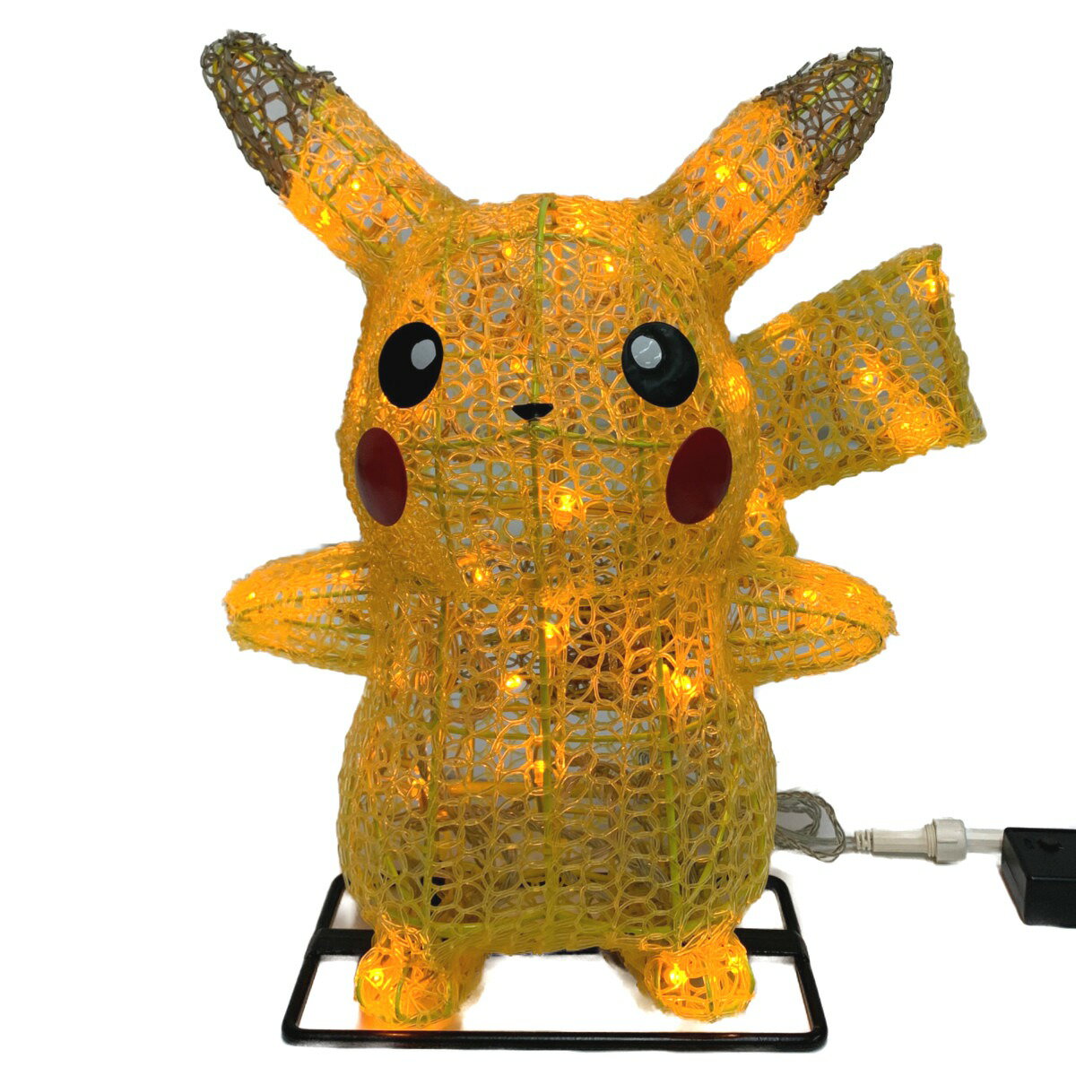 ▽▽【中古】 ポケモン　ポケットモンスター　ダイヤモンド&パール　LEDクリスタル　イルミネーション　ピカチュウ NKP-05G7 Cランク