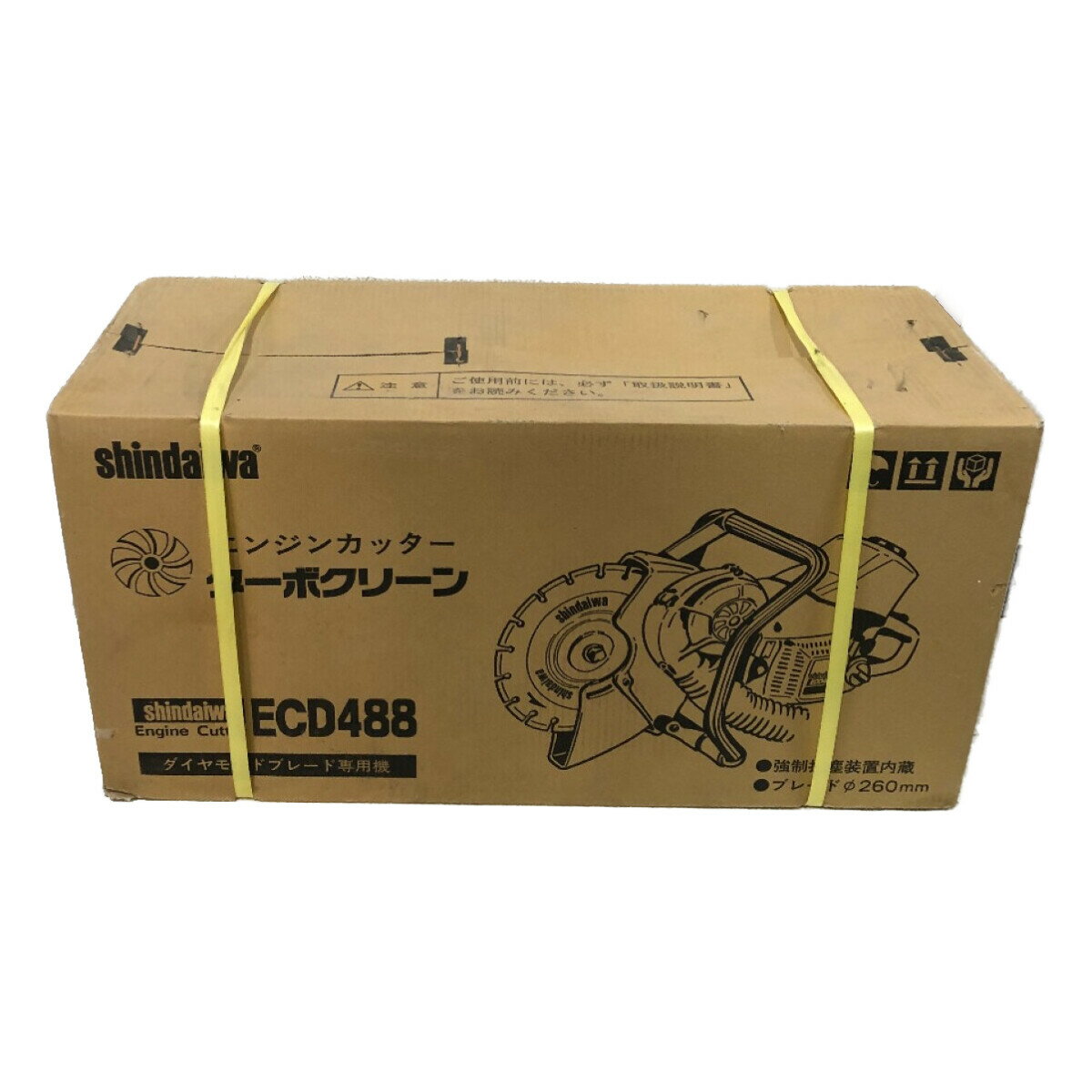 ◇◇【中古】shindaiwa 新ダイワ エンジンカッター コンクリートカッター コードレス式 260mm ECD488-CD レッド Sランク