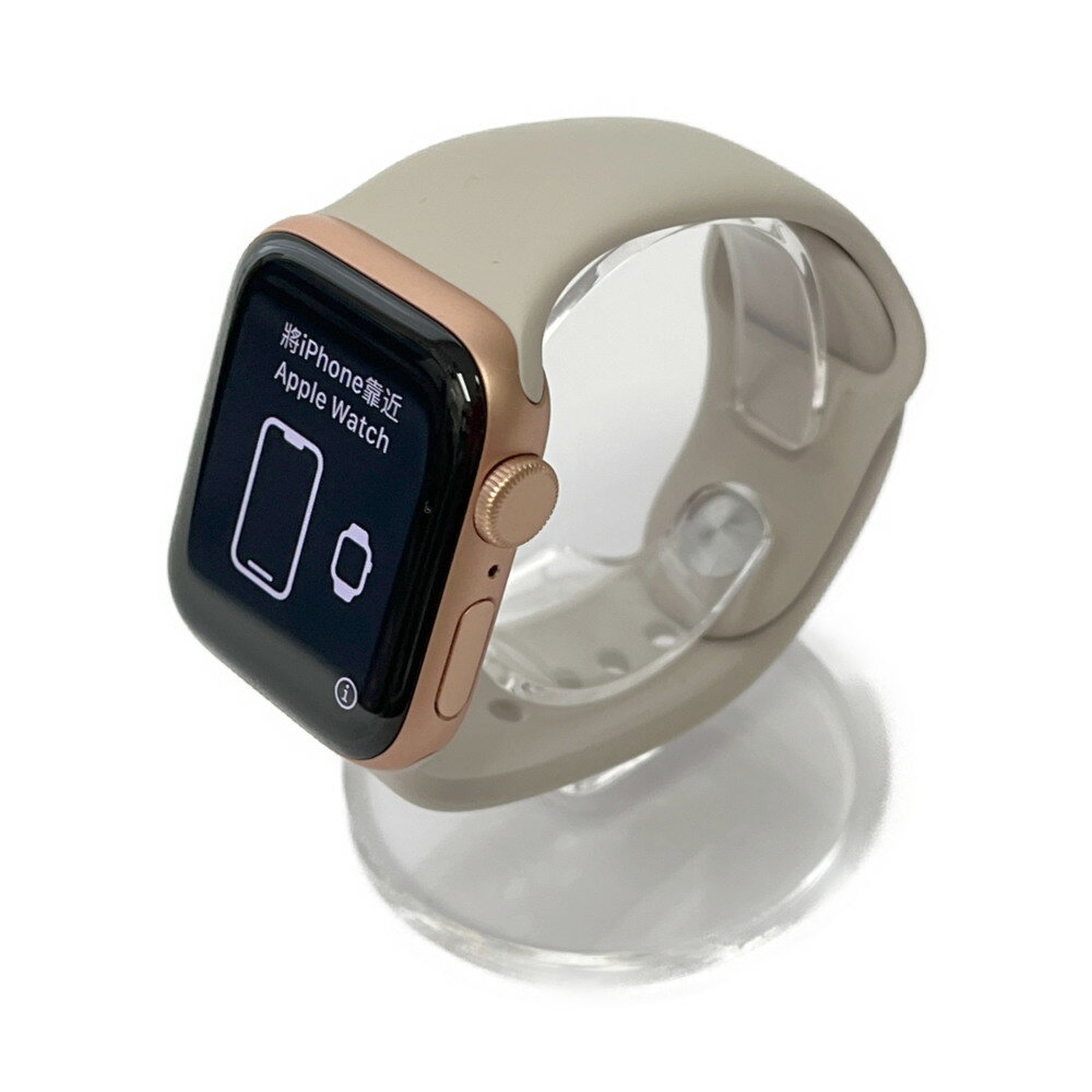 ◆◆【中古】Apple アップル AppleWatchSE 40mm スターライトスポーツバンド MKQ03J/A ゴールド GPSモデル Aランク