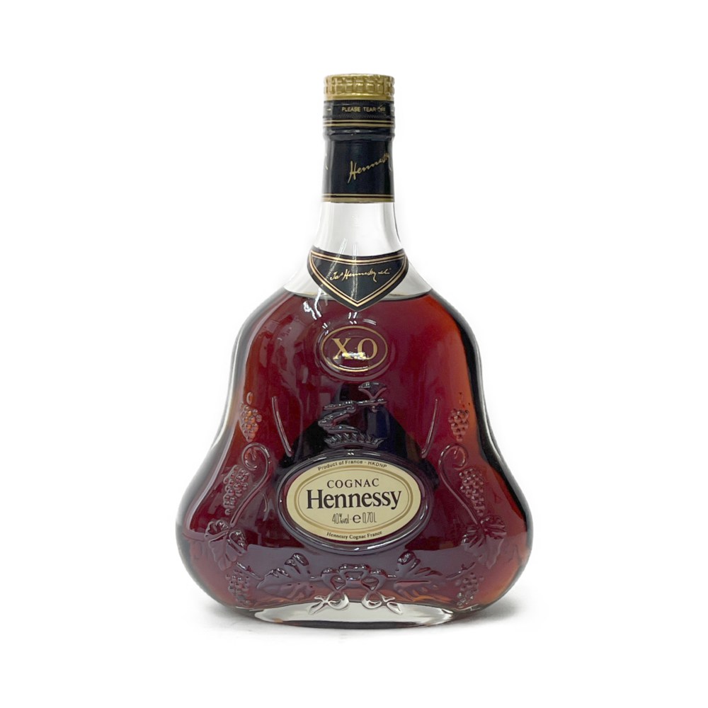 ◆◆【中古】Hennessy ヘネシー クリアボトル 金キャップ コニャック ブランデー　700ml 40% Aランク 未開栓