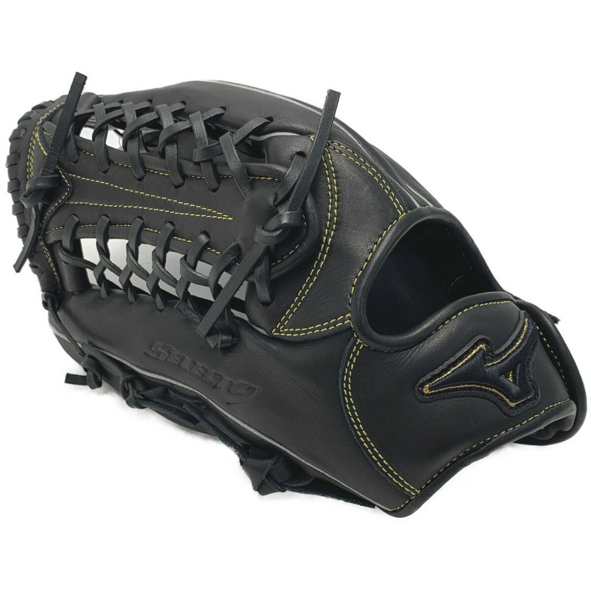 ☆☆【中古】MIZUNO ミズノ 《 軟式 外野手向け グローブ 》左投 / ブラック / 1AJGR90607 09H Sランク