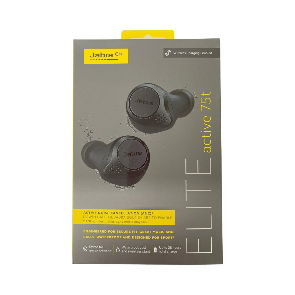 ◆◆【中古】Jabra 【未開封品】ELITE active 75t　ワイヤレスイヤホン 100-99093004-40 グレー Nランク