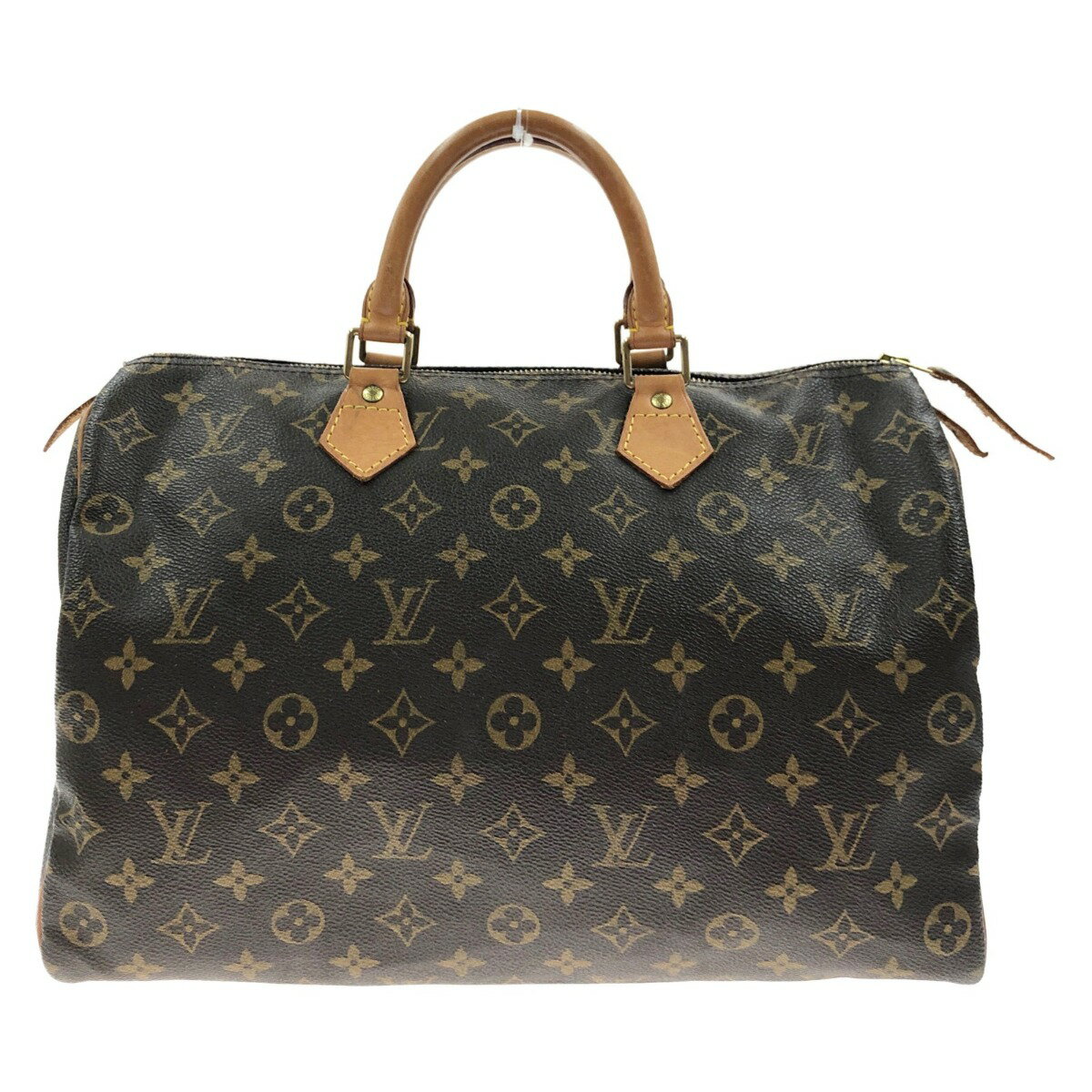 〇〇【中古】LOUIS VUITTON ルイヴィトン モノグラム スピーディ35 ハンドバッグ ボストンバッグ M41524 ブラウン Bランク