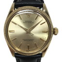 ◎◎【中古】ROLEX ロレックス オイスターパーペチュアル 1005 K14 1005 自動巻 腕時計 ベルト社外 Cランク