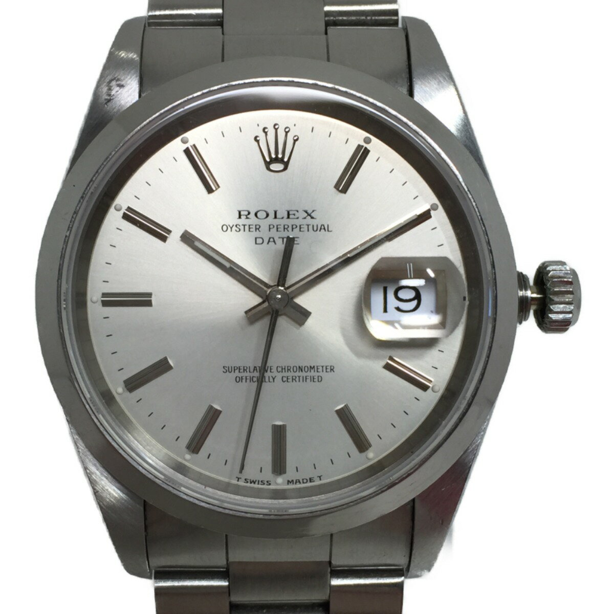 ◎◎【中古】ROLEX ロレックス オイスターパーペチュアルデイト Ref.15200 S番 自動巻 腕時計 Cランク