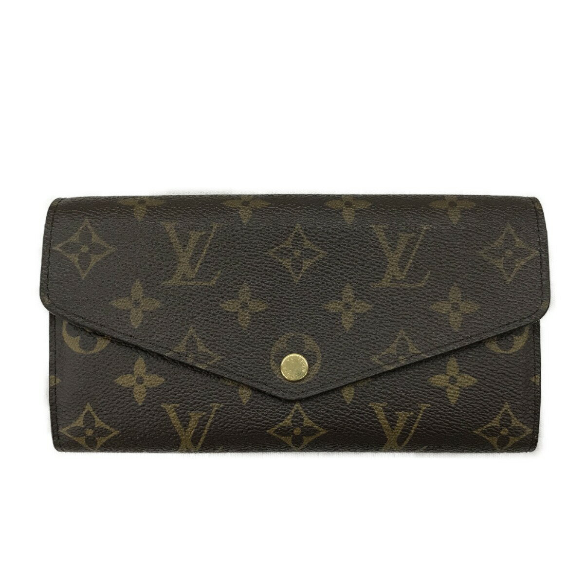 ##【中古】LOUIS VUITTON ルイヴィトン ポルトフォイユ サラ 二つ折り長財布 モノグラム M62234 フューシャ ポケット反り・角スレ有 Cランク