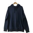 〇〇【中古】ALPHA INDUSTRIERS メンズ パーカー サイズLL TC1137 ネイビー Bランク