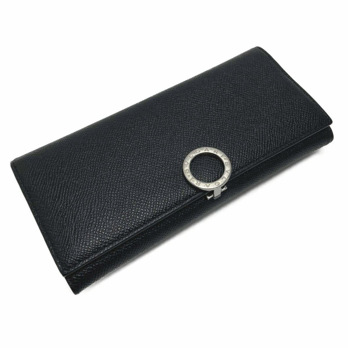 ☆☆【中古】BVLGARI ブルガリ クリップ 2つ折り財布 289381 ブラック ブルガリブルガリ 箱・ギャランティ有 Bランク