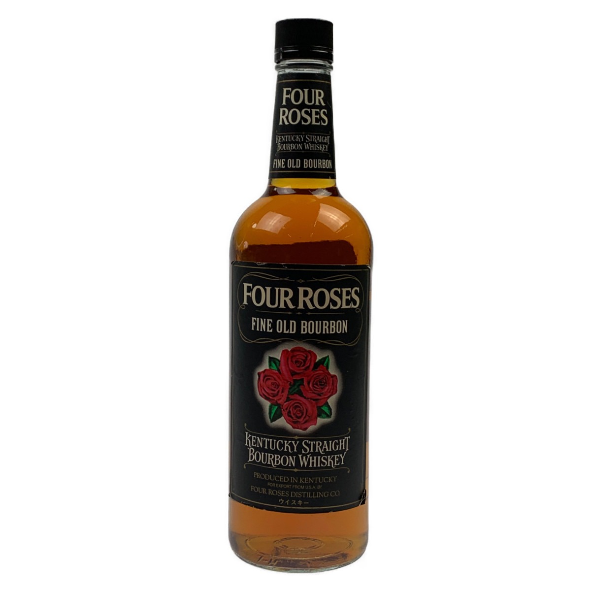 ▽▽【中古】 FOUR ROSES フォア ローゼズ ブラック　ウイスキー　750ml Nランク 未開栓