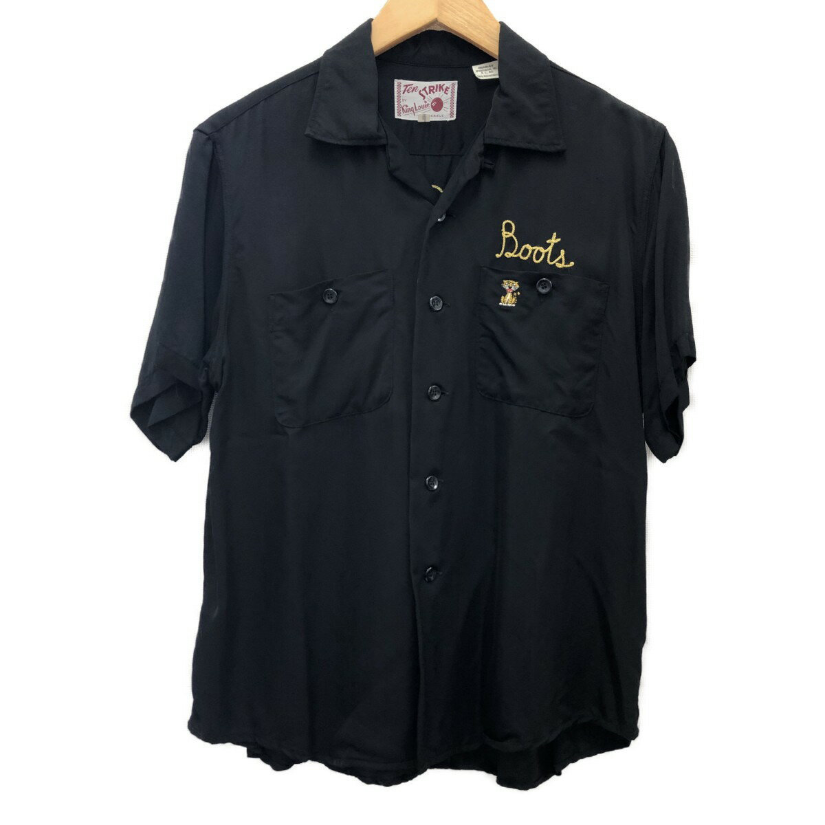 □□【中古】King Louie メンズ衣料 シャツ ボーリングシャツ SIZE S kl35447 ブラック Aランク