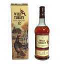 ◎◎【中古】WILD TURKEY ワイルドターキー 12年 旧ラベル 750ml 50.5% 箱付 101 PROOF Nランク 未開栓