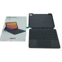 ▼▼【中古】iPad 第4世代対応 ロジクール Logicool 着脱式キーボード COMBO TOUCH iK1095GRA グレー Aランク