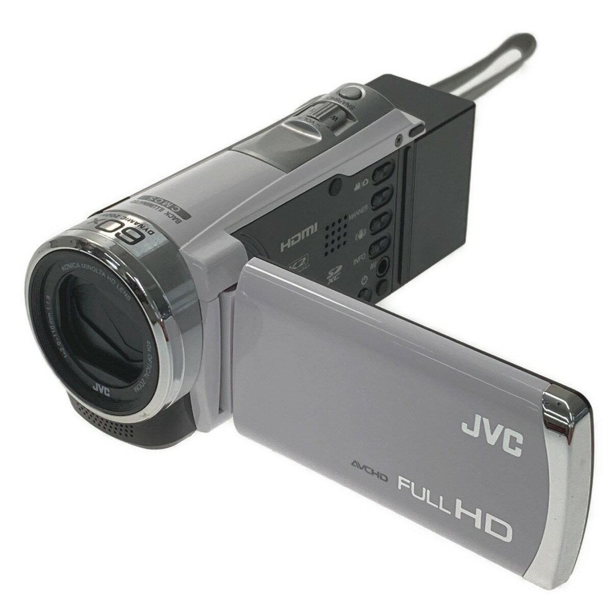 ☆☆【中古】JVC ジェーブイシー EVERIO ビデオカメラ GZ-E333 Bランク