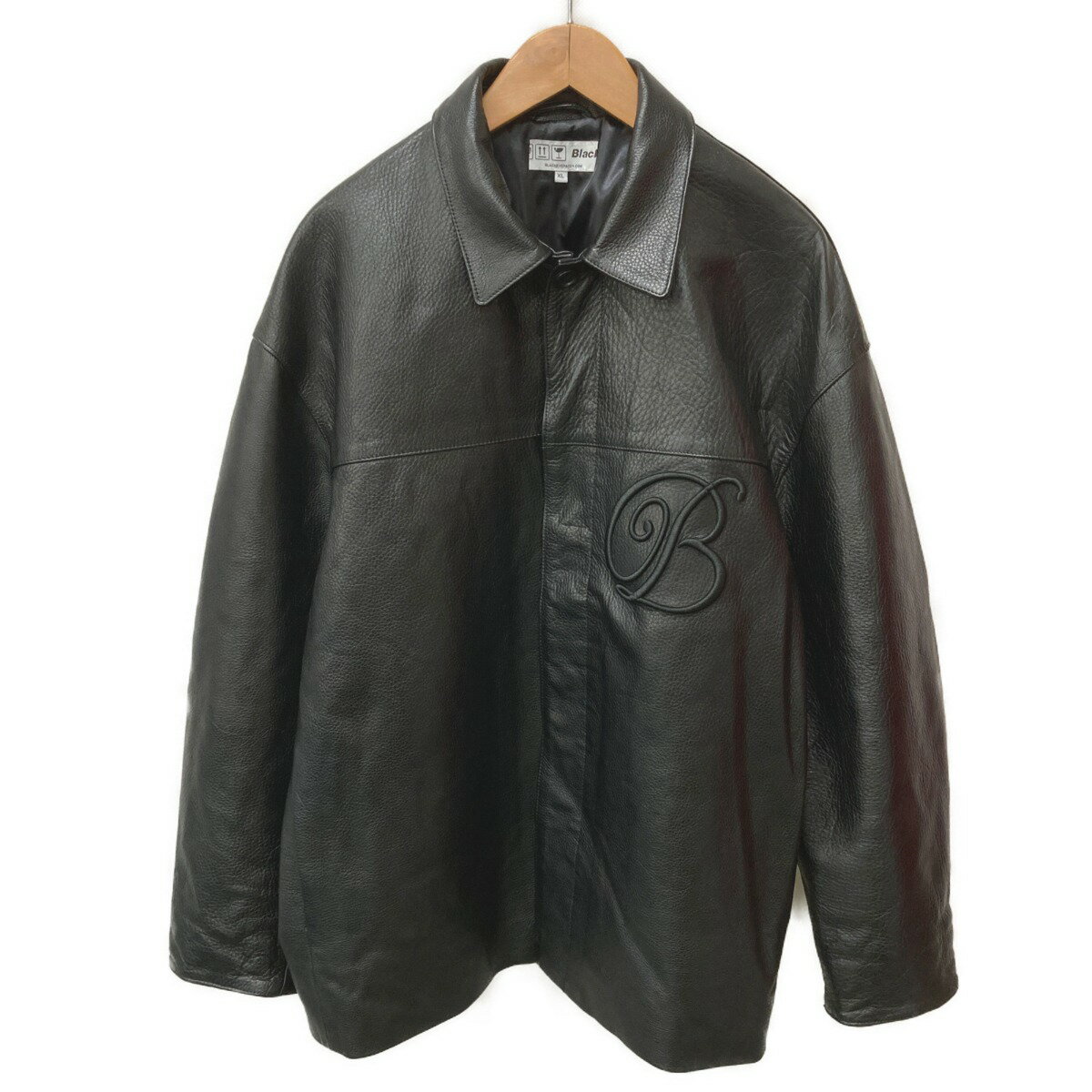 ☆☆【中古】blackeyepatch ブラックアイパッチ レザージャケット サイズ XL メンズ ブラック Bランク