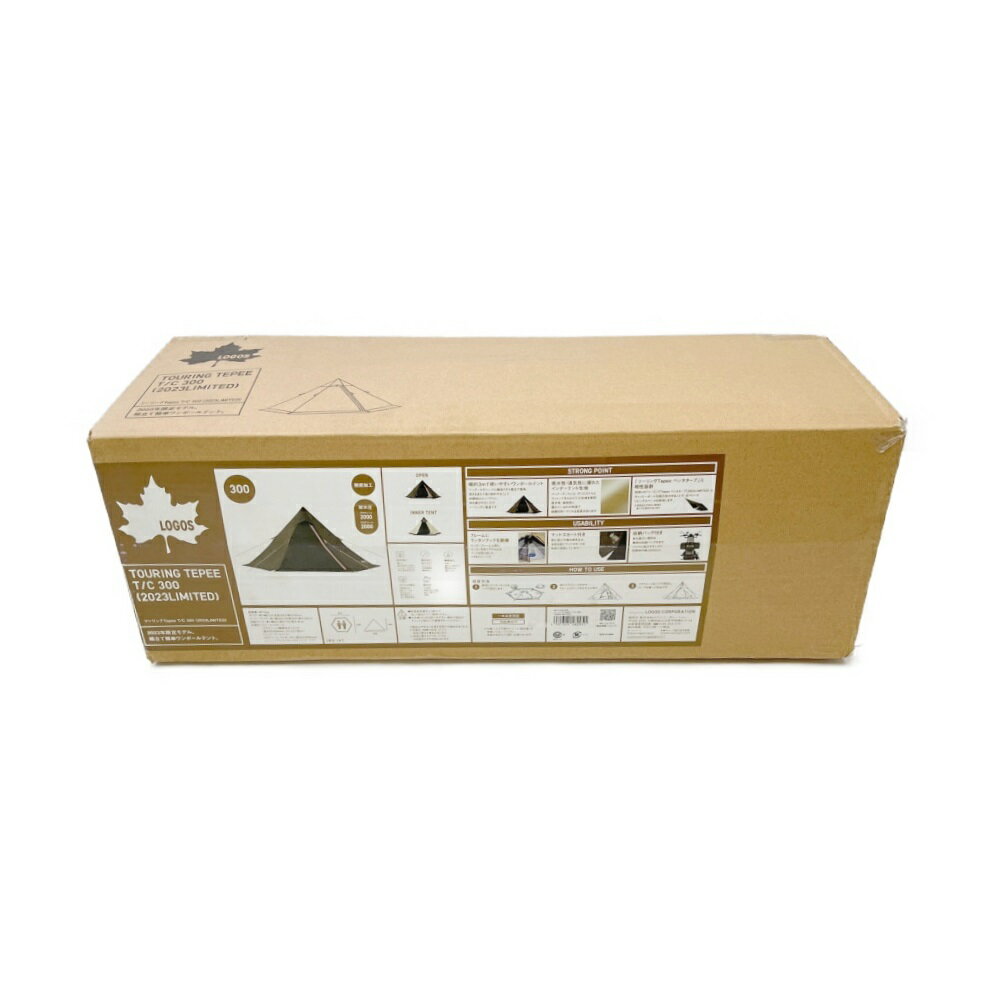 ◆◆【中古】LOGOS ロゴス ツーリング Tepee 2023年限定モデル ワンポールテント T/C300 Sランク