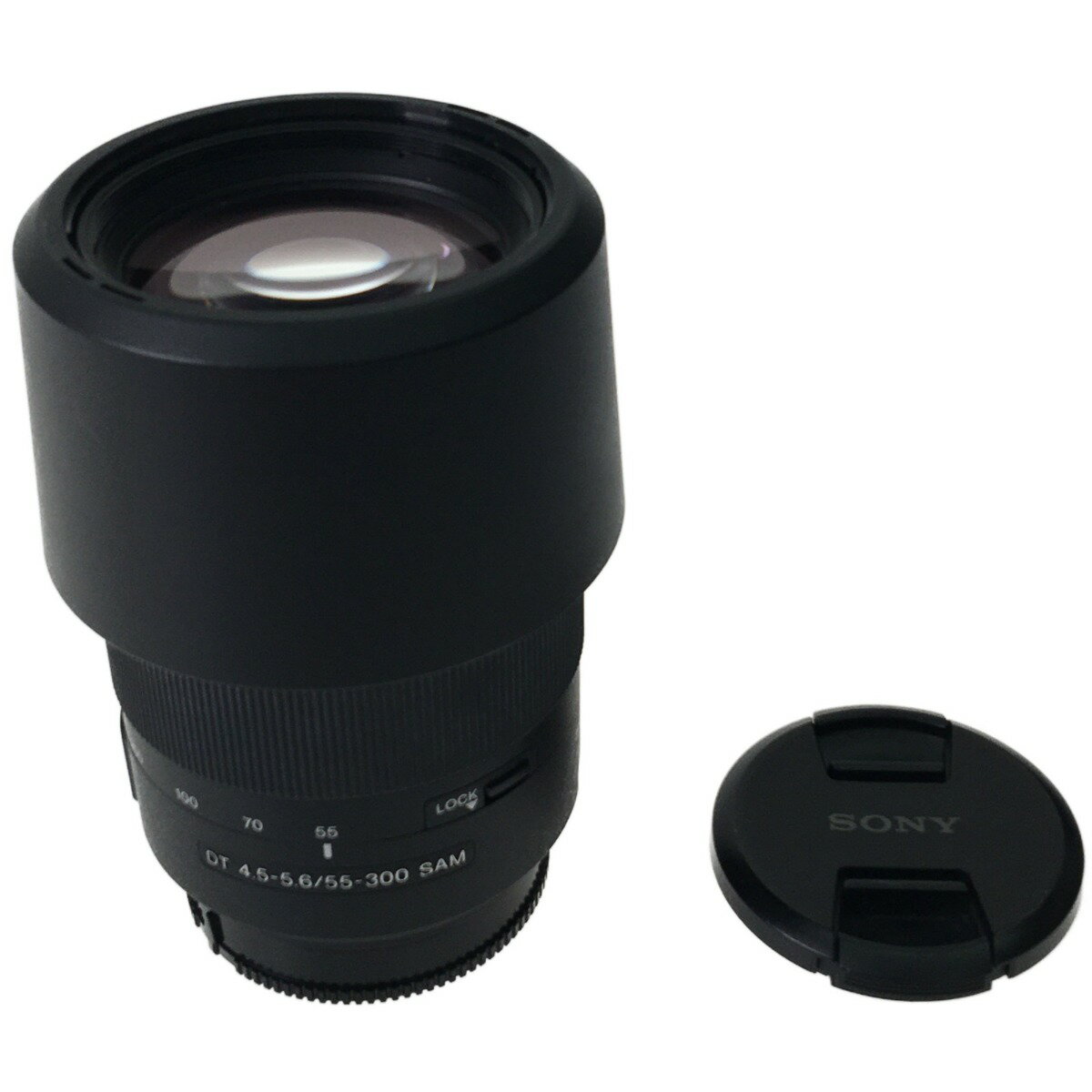 ▼▼【中古】SONY ソニー 一眼レンズ DT 4.5-5.6/55-300 SAM 未チェック品 SAL55300 ブラック Bランク