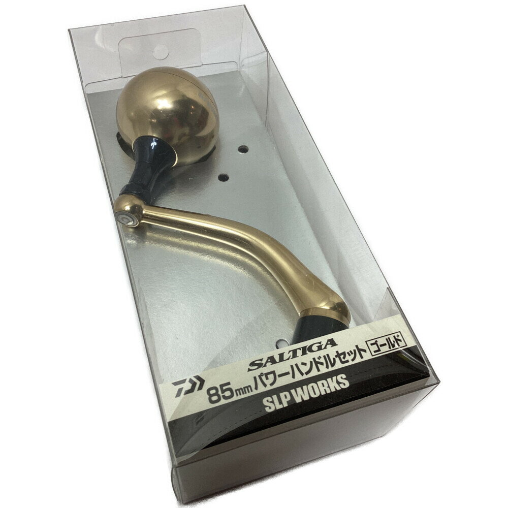 §§【中古】DAIWA ダイワ 釣り用品 釣り小物 00082187 程度C 20ソルティガ 85mm パワーハンドルセット ゴールドSLP 00082187 Cランク