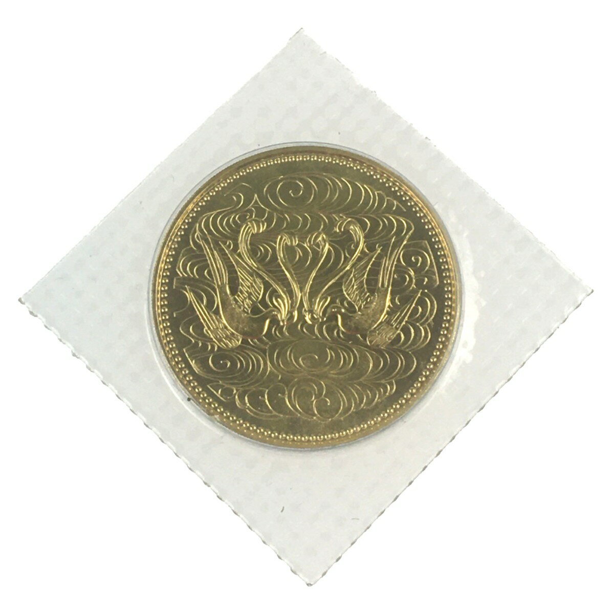 ▽▽【中古】金貨 天皇陛下御在位60年記念10万円金貨 昭和61年 K24 純金 20g 100,000円 Nランク