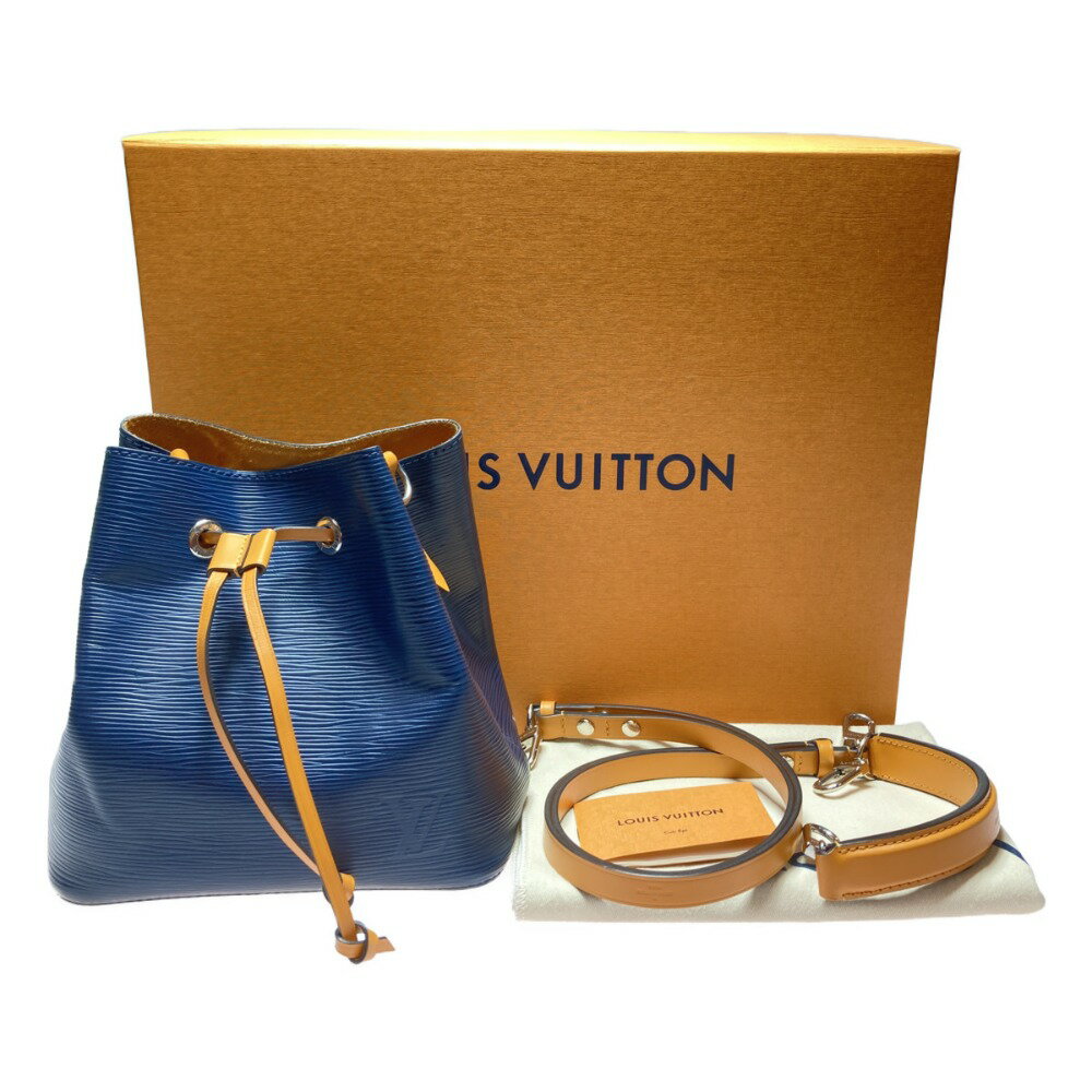 ◎◎【中古】LOUIS VUITTON ルイヴィトン エピ ネオノエBB M53610 ネイビー アンディゴ・サフラン 2WAY Aランク