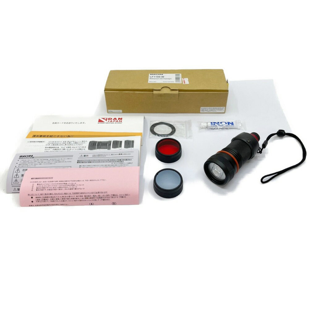 ◆◆【中古】INON 水中ライト　Waterproof LED Flashlight LF1100-W Aランク