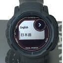 ▼▼【中古】GARMIN ガーミン GPSスマートウォッチ INSTINCT 2 DUAL POWER 010-02627-40 Aランク