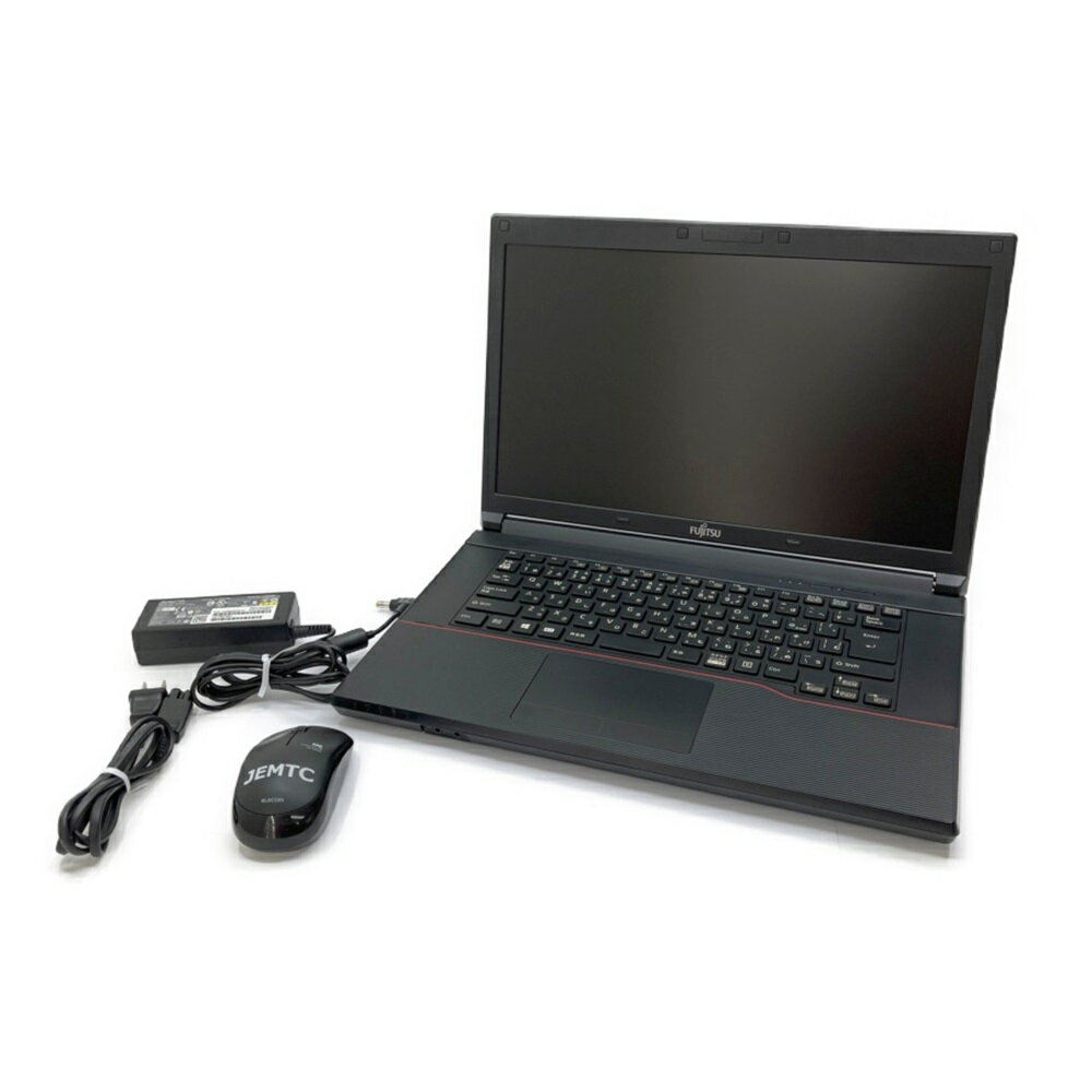 ◆◆【中古】Fujitsu Limited 富士通 ノートパソコン LIFEBOOK Windows10 Home 297GB FMVA06004 ブラック Bランク