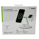 ◆◆【中古】belkin BOOST CHARGE PRO 3-in1 Wireless Charger with MagSafe Bランク