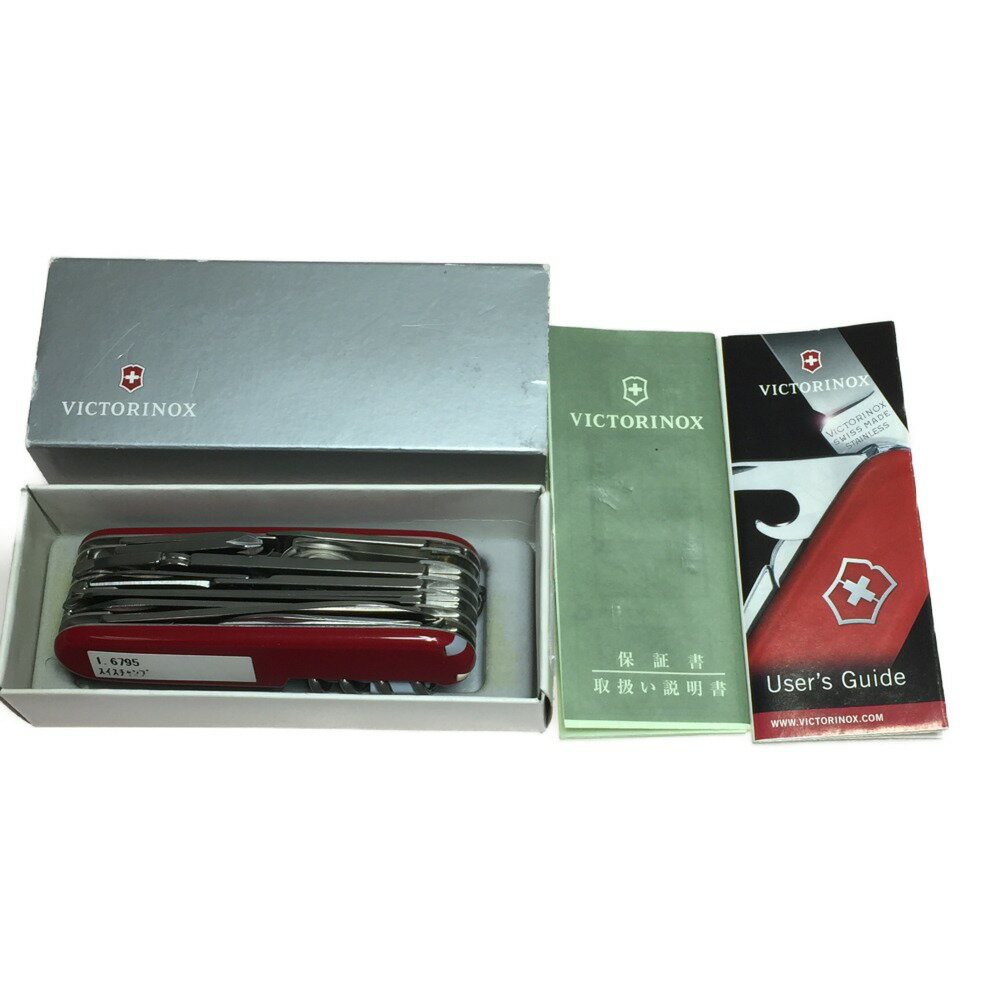 ◎◎【中古】VICTORINOX ビクトリノックス スイスチャンプ レッド 1.6795 マルチツール Bランク