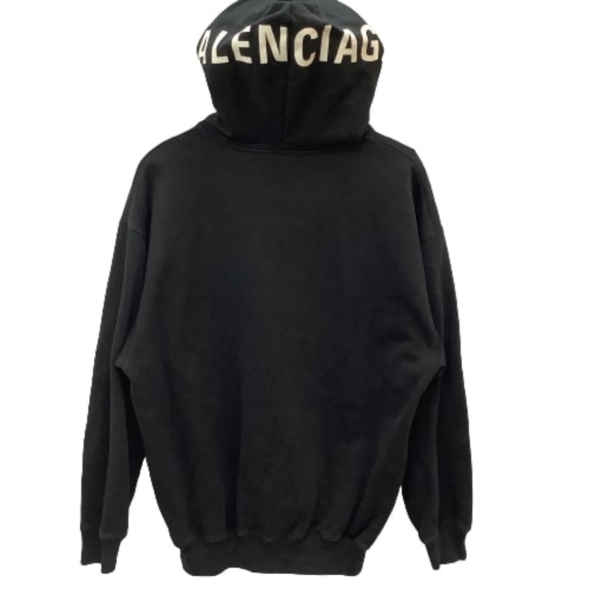 ♪♪【中古】BALENCIAGA バレンシアガ メンズ パーカー SIZE XS ブラック Bランク