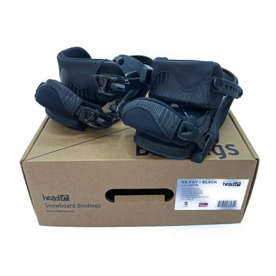 ◆◆【中古】HEAD ヘッド Snowboard Bindings ビンディング　バインディング 3S3218 ブラック Sサイズ Bランク