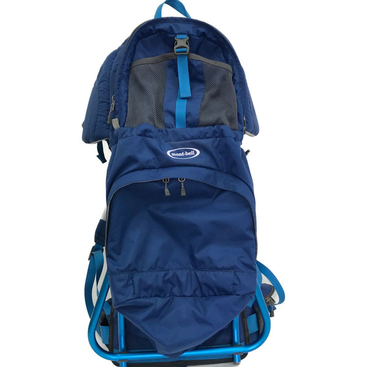 ▼▼【中古】mont・bell モンベル mont・bell 26L ベビーキャリア 収納スペース26L登山リュック ブルー Cランク