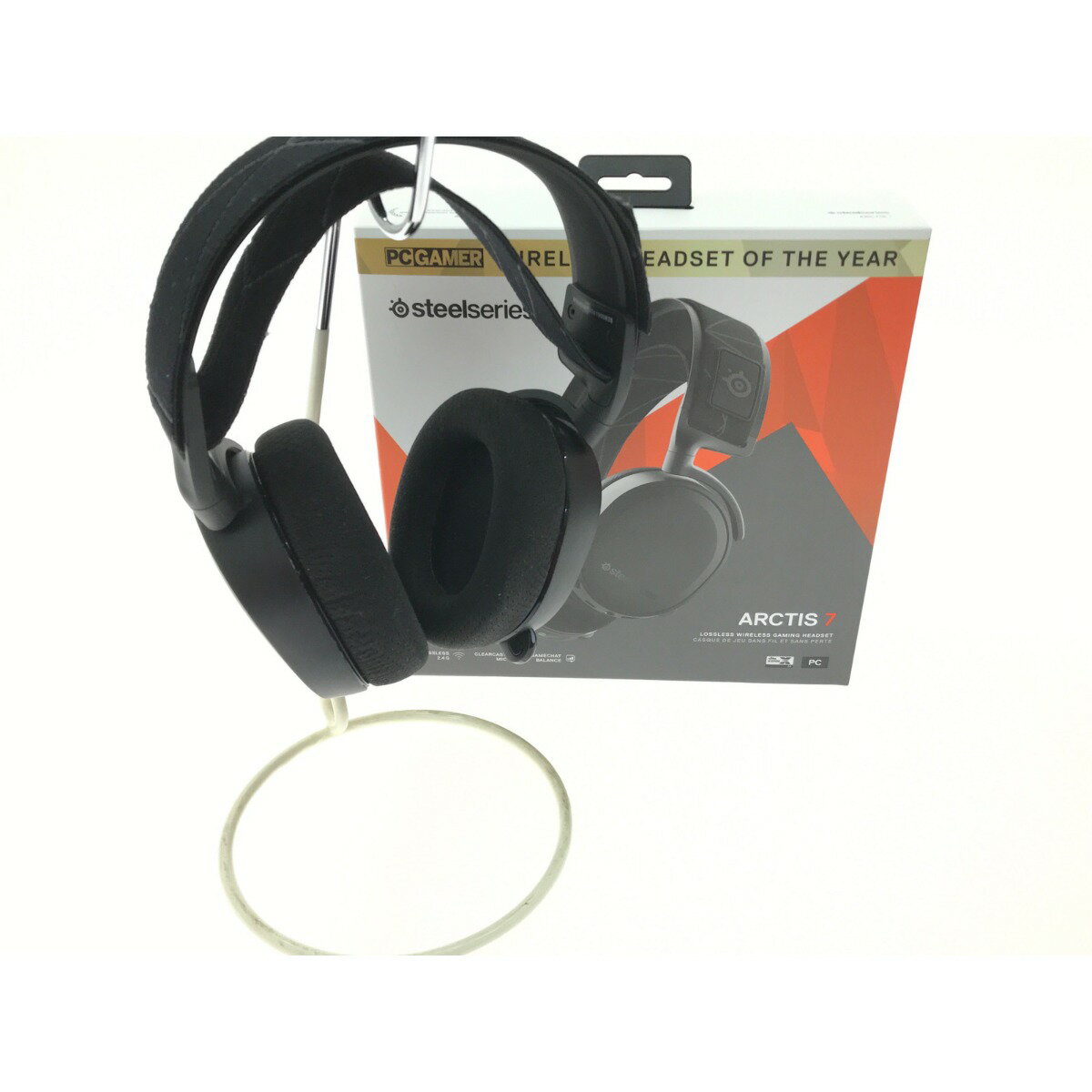 ▼▼【中古】 steelseries ゲーミングヘッドセット ARCTIS7 Bランク