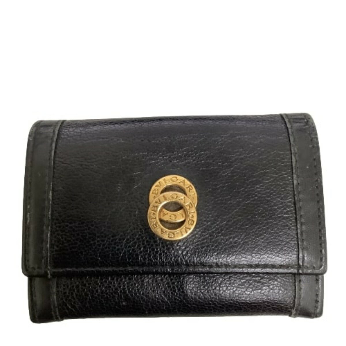 ♪♪【中古】BVLGARI ブルガリ コインケース 小銭入れ ブラック Bランク