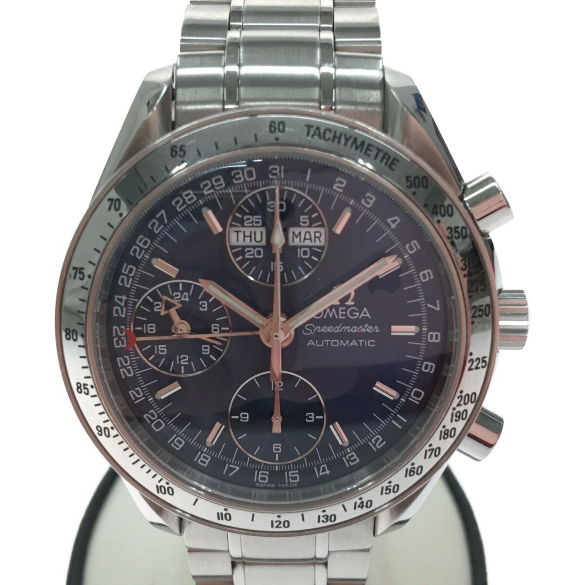 ▼▼【中古】OMEGA オメガ メンズ腕時計 自動巻き スピードマスター トリプルカレンダー デイデイト 3523.80 Bランク