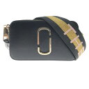 〇〇【中古】MARC JACOBS マークジェイコブス THE SNAPSHOT スナップショット ショルダーバッグ ブラック Aランク