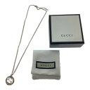 □□【中古】GUCCI グッチ ネックレス　インターロッキング　ダブルG　SILVER925 Bランク