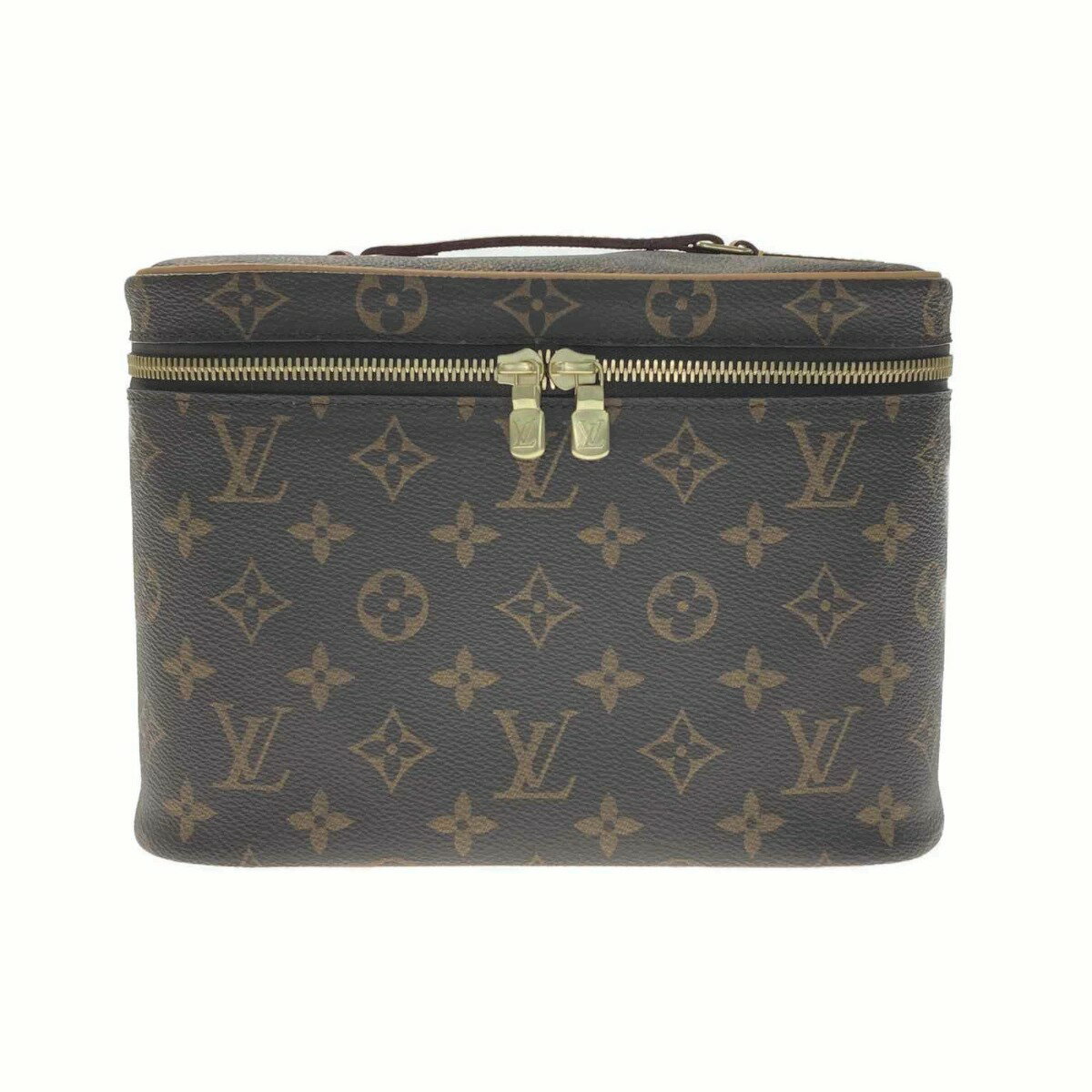 ☆☆【中古】LOUIS VUITTON ルイヴィトン モノグラム ニースBB M42265 バニティバッグ コスメバッグ Aランク