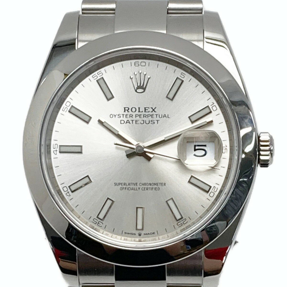 ☆☆【中古】ROLEX ロレックス デイトジャスト41 自動巻き オイスターブレス 126300 OH済 箱・取説付 Aランク