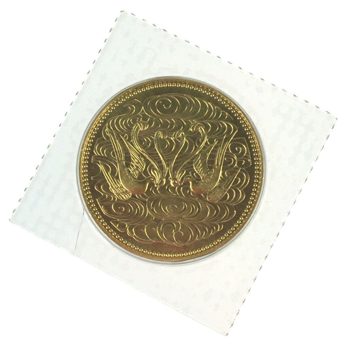 ▽▽【中古】金貨 天皇陛下御在位60年記念10万円金貨 昭和61年 K24 純金 20g 100,000円 Sランク