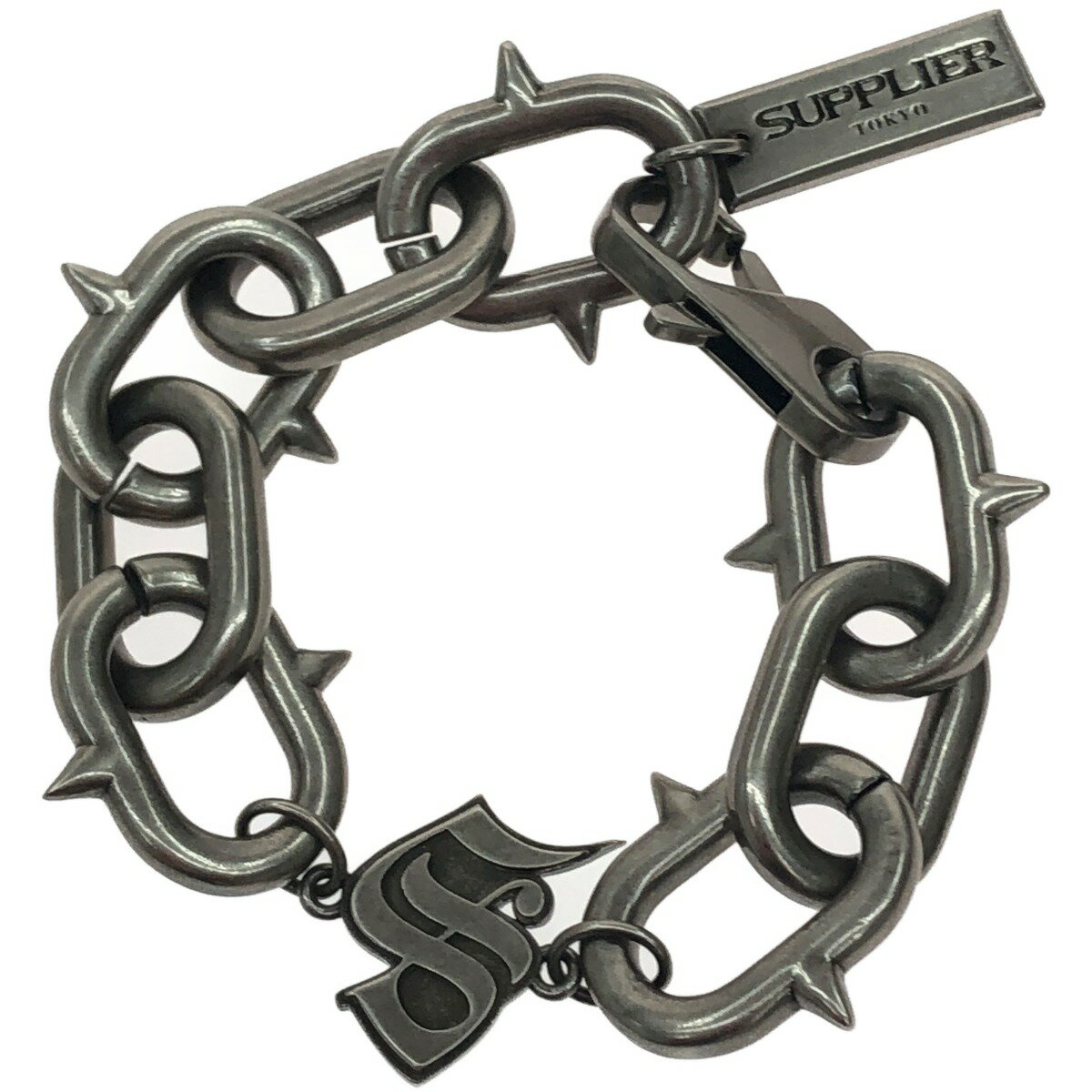 ▼▼【中古】supplier サプライヤー ブレスレット THORN BRACELET 全長21cm 付属品なし Bランク