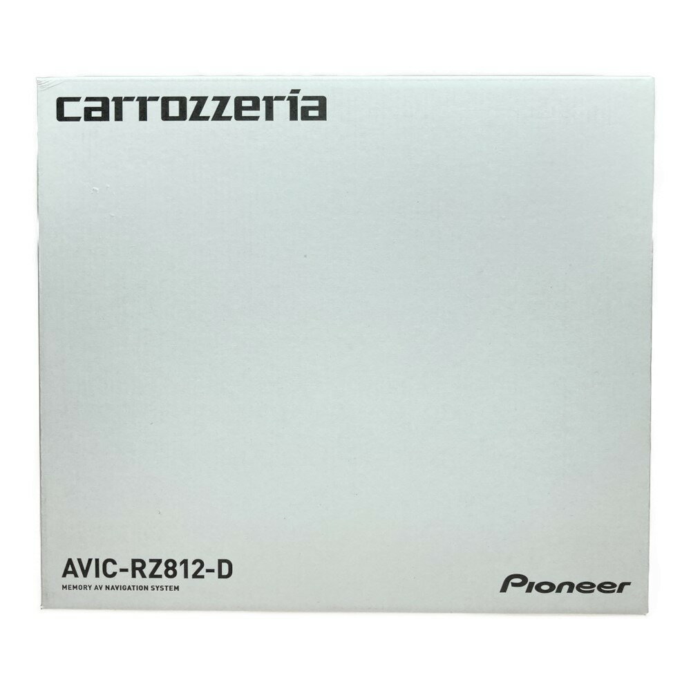 ◎◎【中古】Pioneer パイオニア carrozzeria カロッツェリア 楽ナビ カーナビ AVIC-RZ812-D Sランク