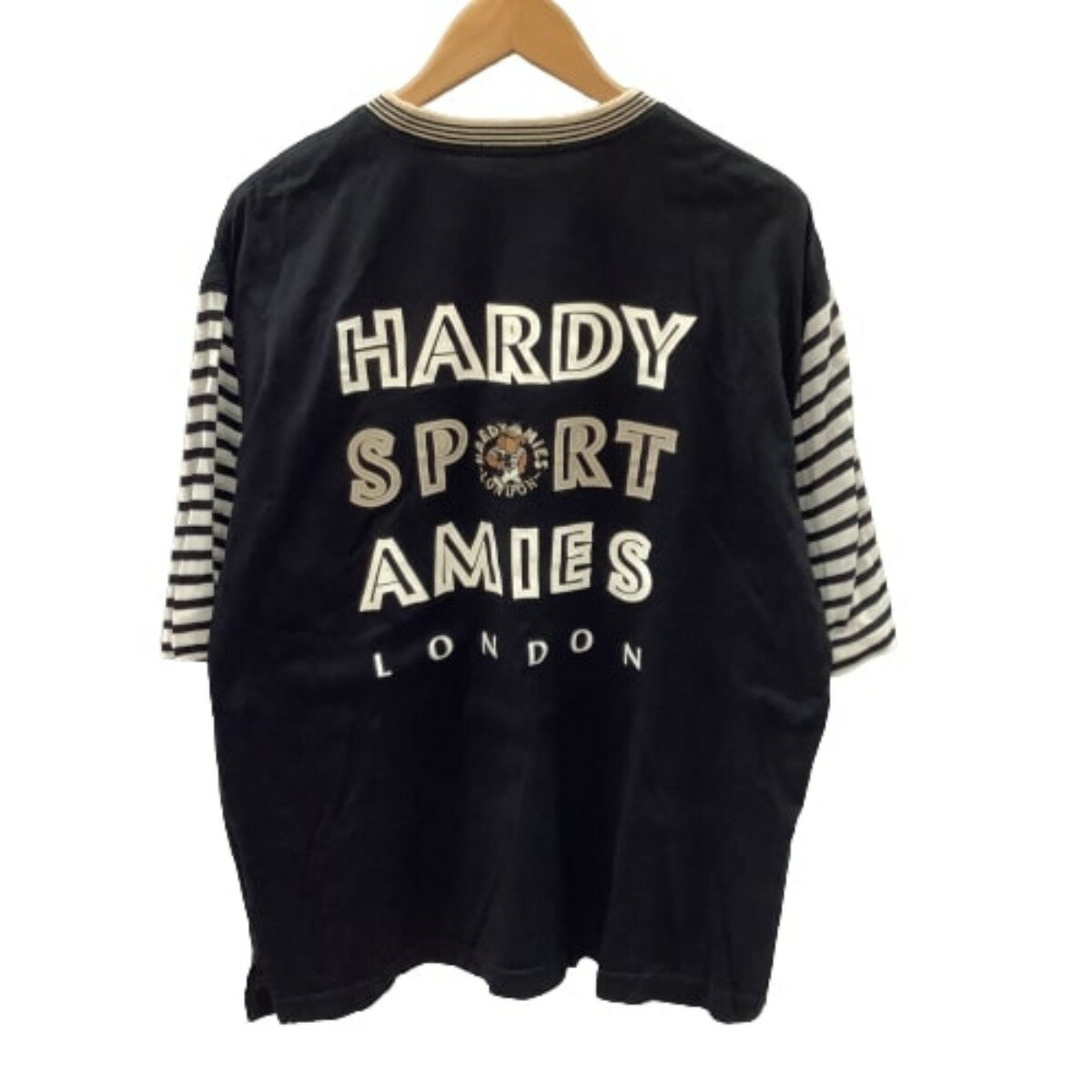 ♪♪【中古】HARDY AMIES ハーディエイミス メンズ Tシャツ SIZE M ブラック Bランク