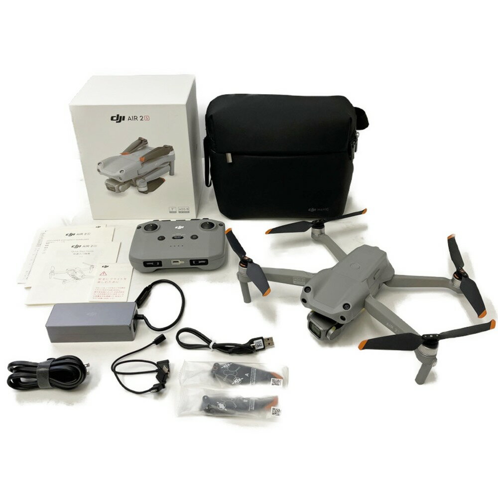 楽天リサイクルビッグバン楽天市場店◆◆【中古】DJI ドローン DJI DA2SUE1 Air 2s RCケーブル欠品・PGYTECH拡張ランディングギア・LEDヘッドランプ付 DA2SUE1 Aランク