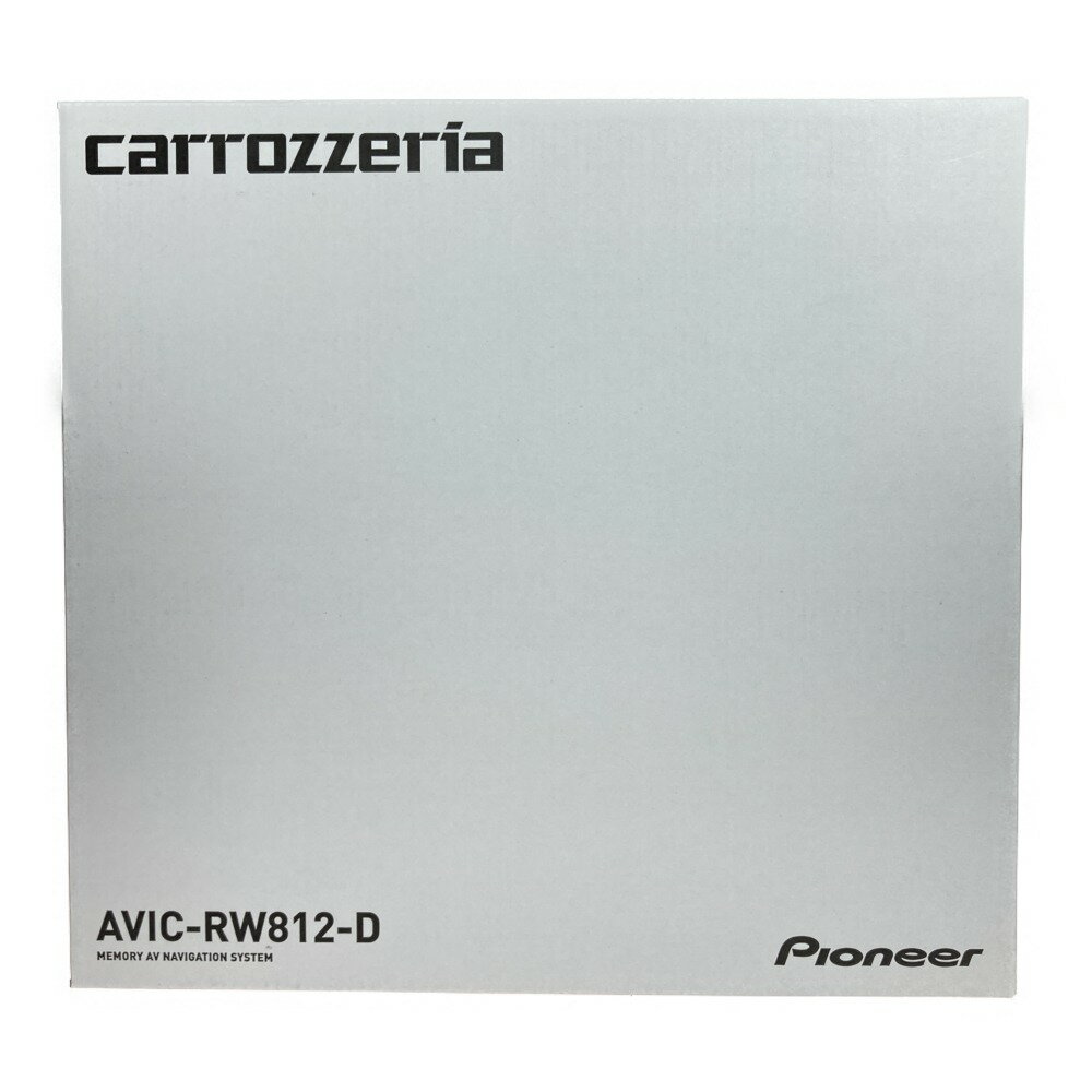 ◎◎【中古】Pioneer パイオニア carrozzeria カロッツェリア 楽ナビ カーナビ AVIC-RW812-D Sランク